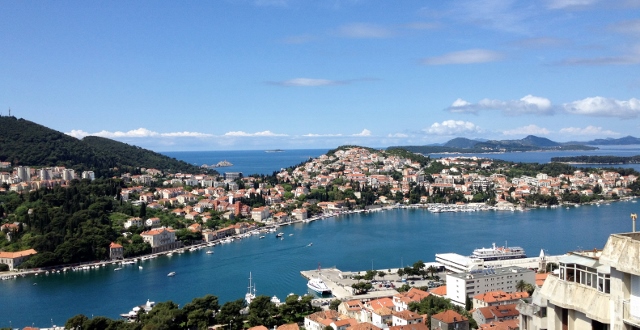 Gruz Harbour and Islands off Dubrovnik