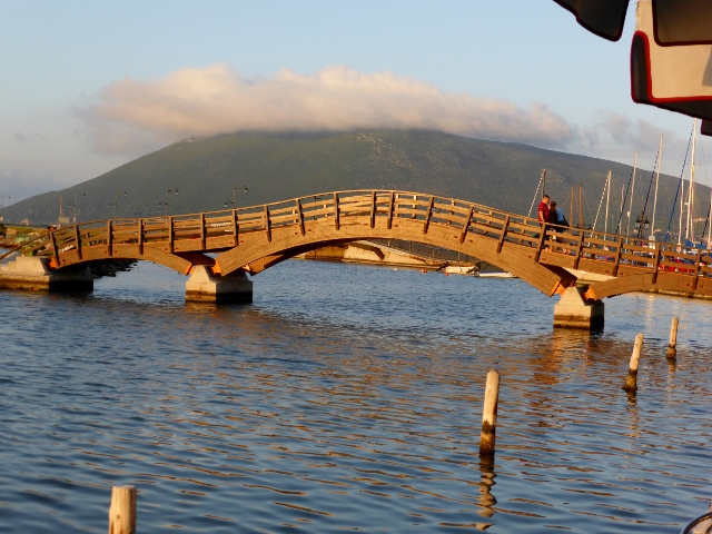a beautiful Lefkada bridge