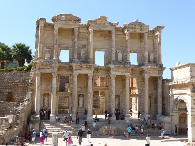The majestic library of Celsus. 