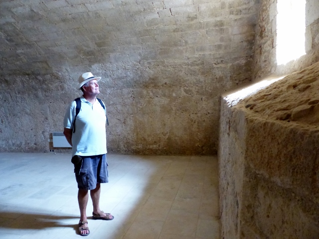 James in the Complex of Magazines, which was a large storage area at the Fortezza