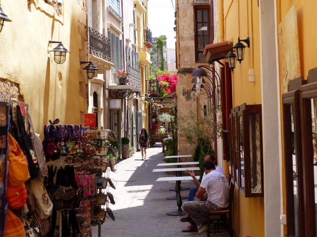 narrow lanes, Old Town Chania